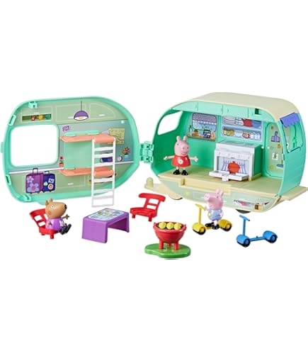 Amazon.co.jp: Peppa Pig's Transforming Campervan Feature Playset